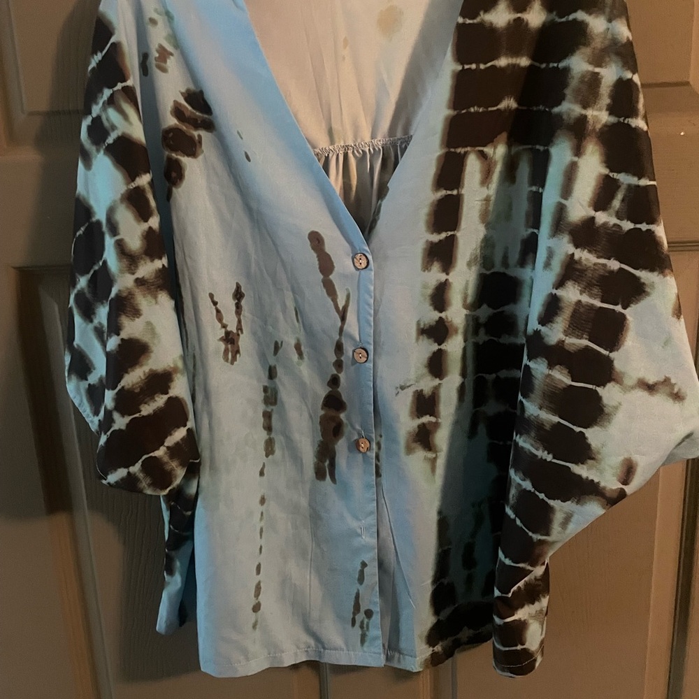 Stylish Black and Brown Women's Top